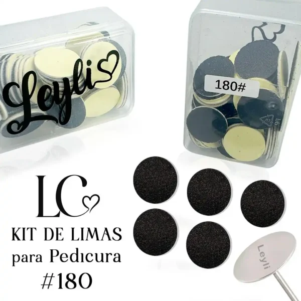 BROCA PODODISCO LEYLI 25MM 180 Leyli Corazón Belleza Uñas Nails Lashes Pestañas Cejas Eyelashes Herramientas Cúticula