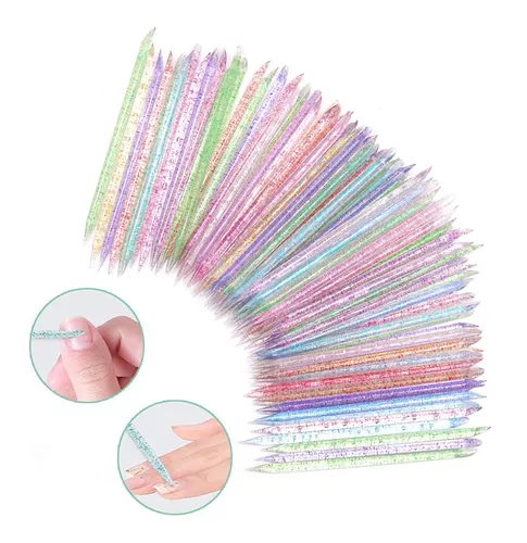 Palito De Naranjo Acrilico X100 Pcs 2 Leyli Corazón Palito De Naranjo Acrilico X100 Pcs - Imagen 2