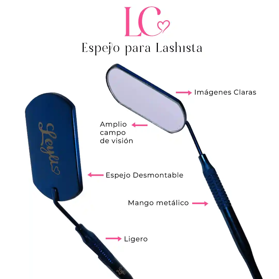 Espejo De Pestaña Leyli 1 Leyli Corazón Espejo De Pestaña Leyli