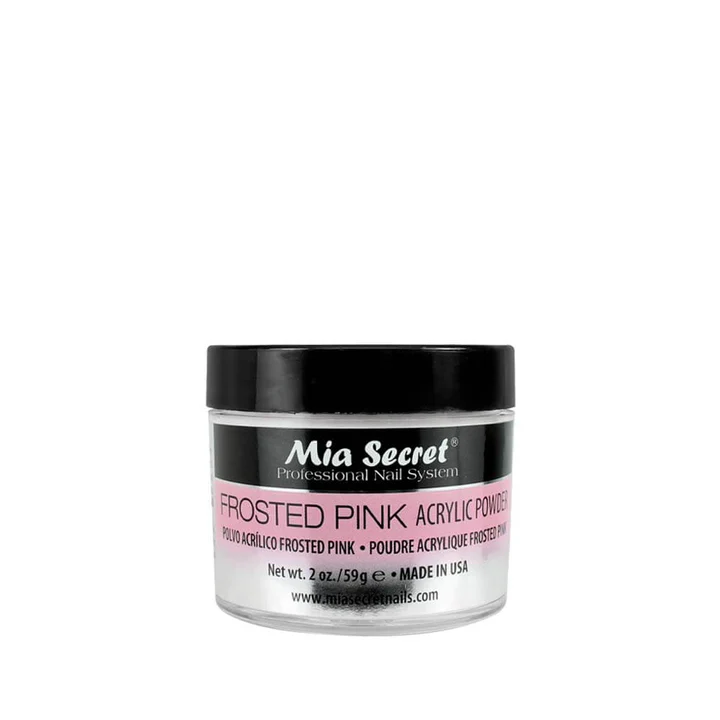 Frosted Pink Acrylic Powder 2 Oz Mia Secret 1 Leyli Corazón Frosted Pink Acrylic Powder 2 Oz Mia Secret