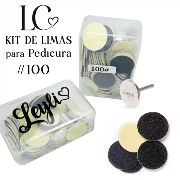 Repuesto De Lima Para Pedicura 100 copia Leyli Corazón Belleza Uñas Nails Lashes Pestañas Cejas Eyelashes Herramientas Cúticula