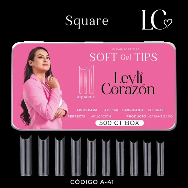 Square Leyli Corazón Belleza Uñas Nails Lashes Pestañas Cejas Eyelashes Herramientas Cúticula