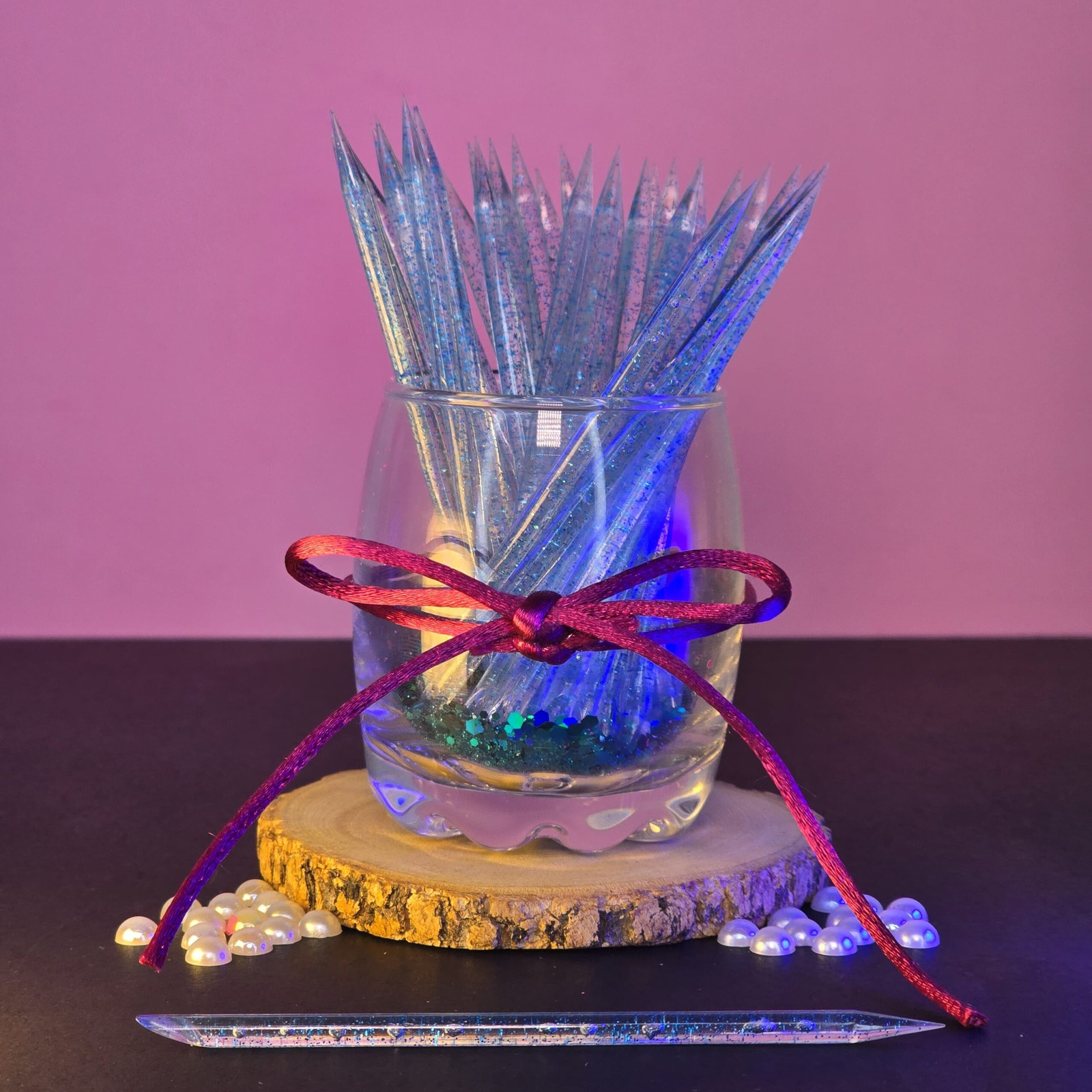 Palito De Naranjo Acrilico X100 Pcs 1 Leyli Corazón Palito De Naranjo Acrilico X100 Pcs