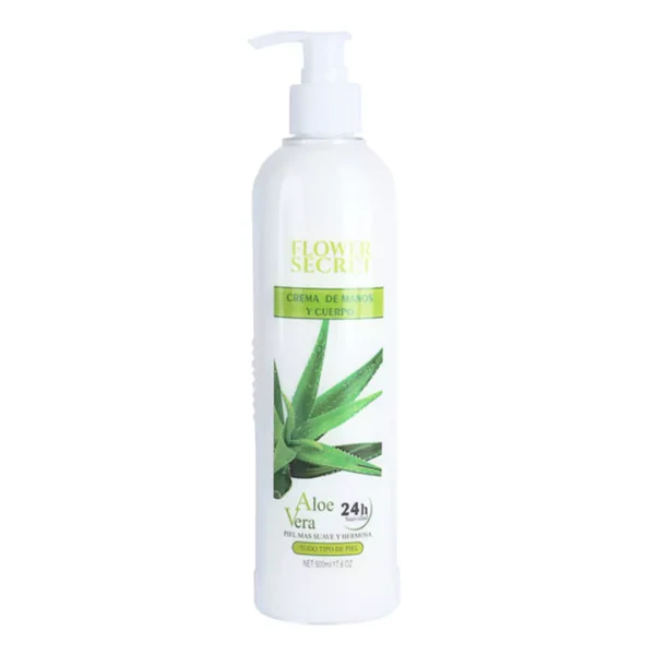 Crema De Manos Y Cuerpos Aloe Vera 500Ml Flower Secret