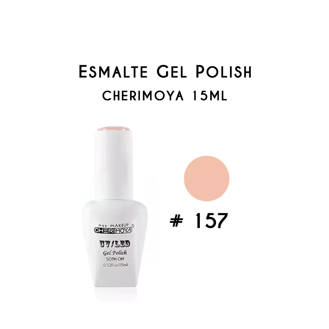 Esmalte Gel Polish 15Ml Cherimoya 157 1 Leyli Corazón Esmalte Gel Polish 15Ml Cherimoya 157