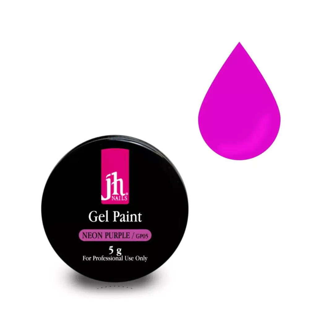Gel Paint Neon Purple Jh Nails 1 Leyli Corazón Gel Paint Neon Purple Jh Nails
