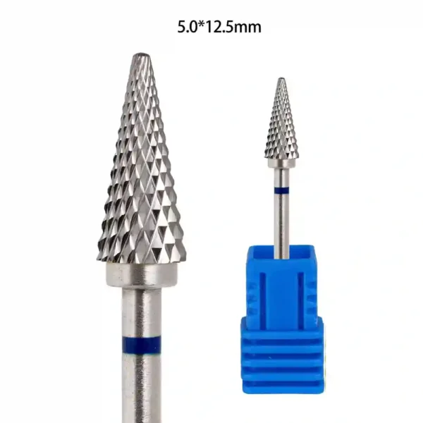 BROCA CONICA LARGA CARBURO DE TUNGSTENO AZUL - Imagen 2