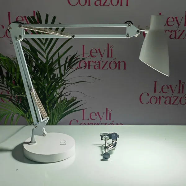 LAMPARA ILUMINACION DOBLE BASE BLANCO LEYLI CORAZON