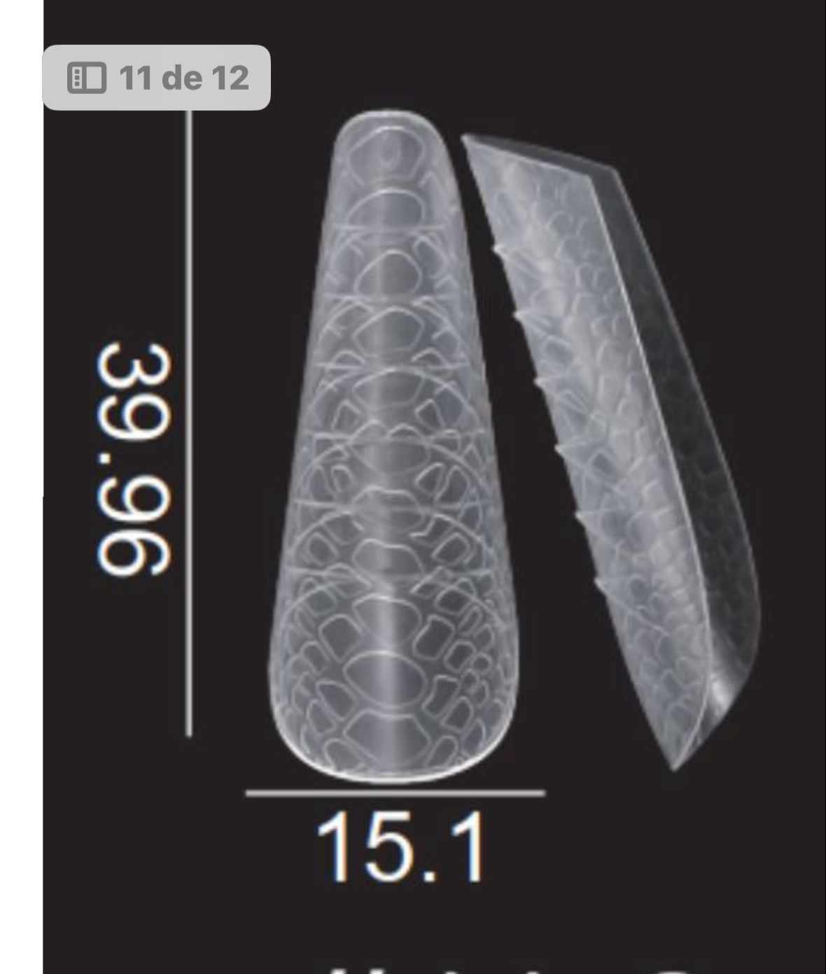 MOLDE DUAL MANDORLA UÑA COMPLETA CON RELIEVE LEYLI 1 Leyli Corazón MOLDE DUAL MANDORLA UÑA COMPLETA CON RELIEVE LEYLI