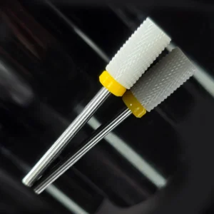 BROCA CILINDRICA AMARILLA DE CERAMICA SIN PUNTA DE SEGURIDAD