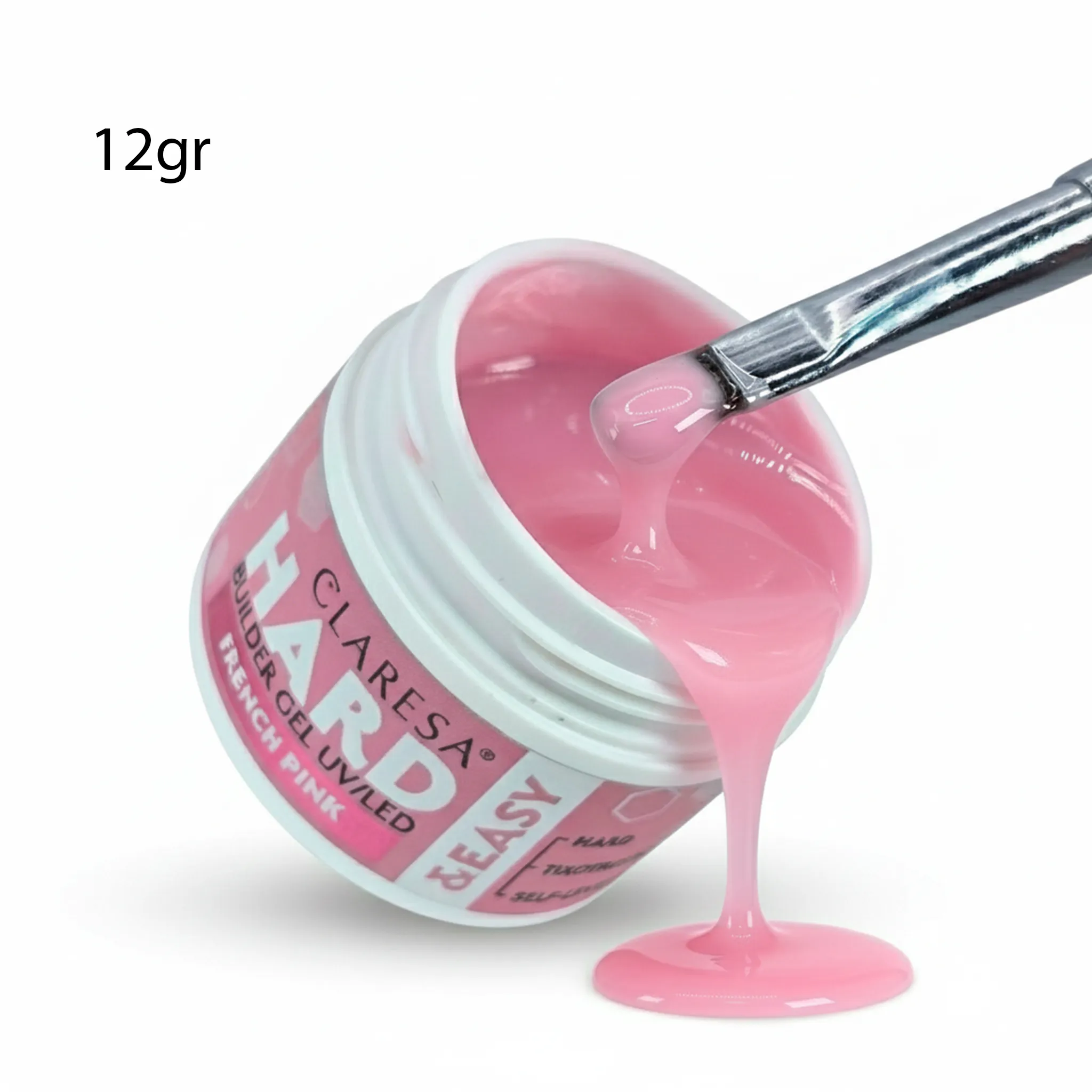 BUILDER HARD FRENCH PINK CLARESA 12G 1 Leyli Corazón BUILDER HARD FRENCH PINK CLARESA 12G