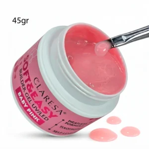 BUILDER GEL SOFT & EASY CLARESA BABY PINK 45G