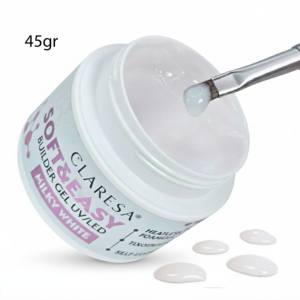 BUILDER GEL CLARESA MILKY WHITE 45G