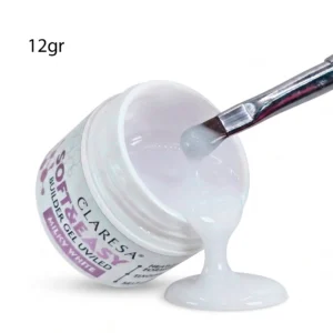 BUILDER GEL SOFT & EASY CLARESA MILKY WHITE 12G