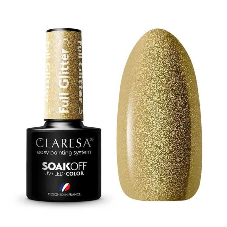 ESMALTE FULL GLITTER 3 CLARESA 1 Leyli Corazón ESMALTE FULL GLITTER 3 CLARESA