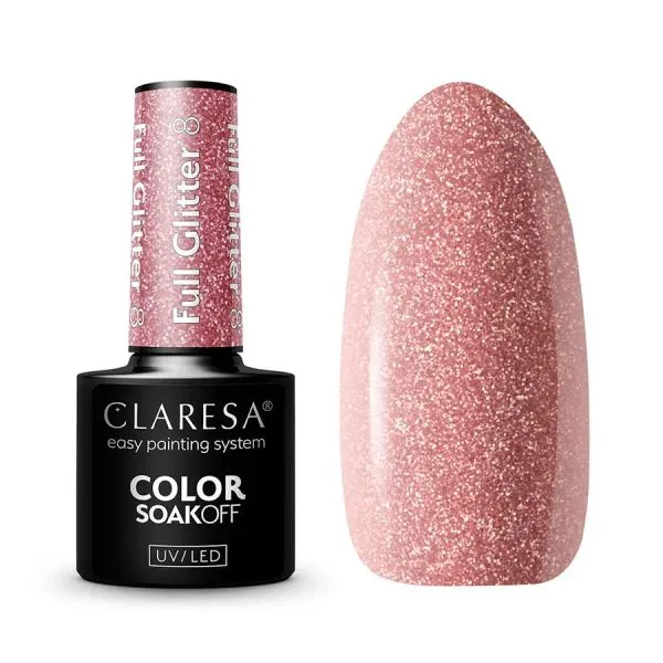 ESMALTE FULL GLITTER 8 CLARESA 1 Leyli Corazón ESMALTE FULL GLITTER 8 CLARESA