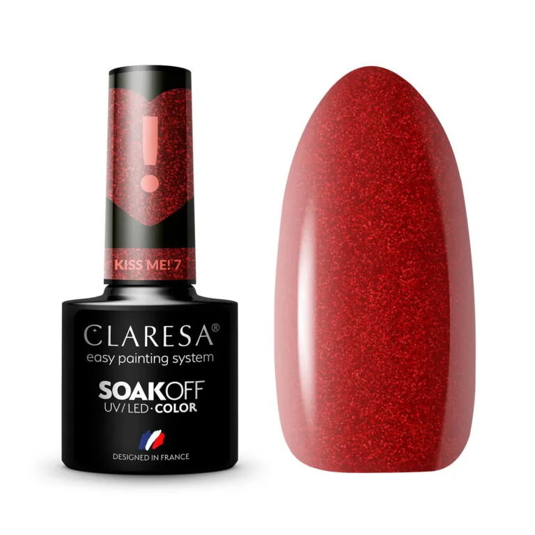 ESMALTE KISS ME 7 CLARESA 1 Leyli Corazón ESMALTE KISS ME 7 CLARESA