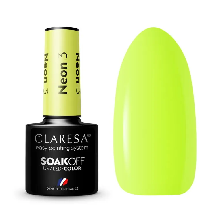 ESMALTE NEON 3 CLARESA 1 Leyli Corazón ESMALTE NEON 3 CLARESA
