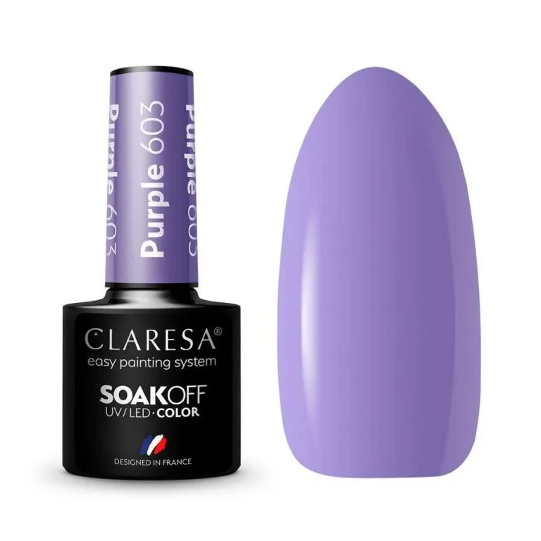 ESMALTE PURPLE 603 CLARESA 1 Leyli Corazón ESMALTE PURPLE 603 CLARESA