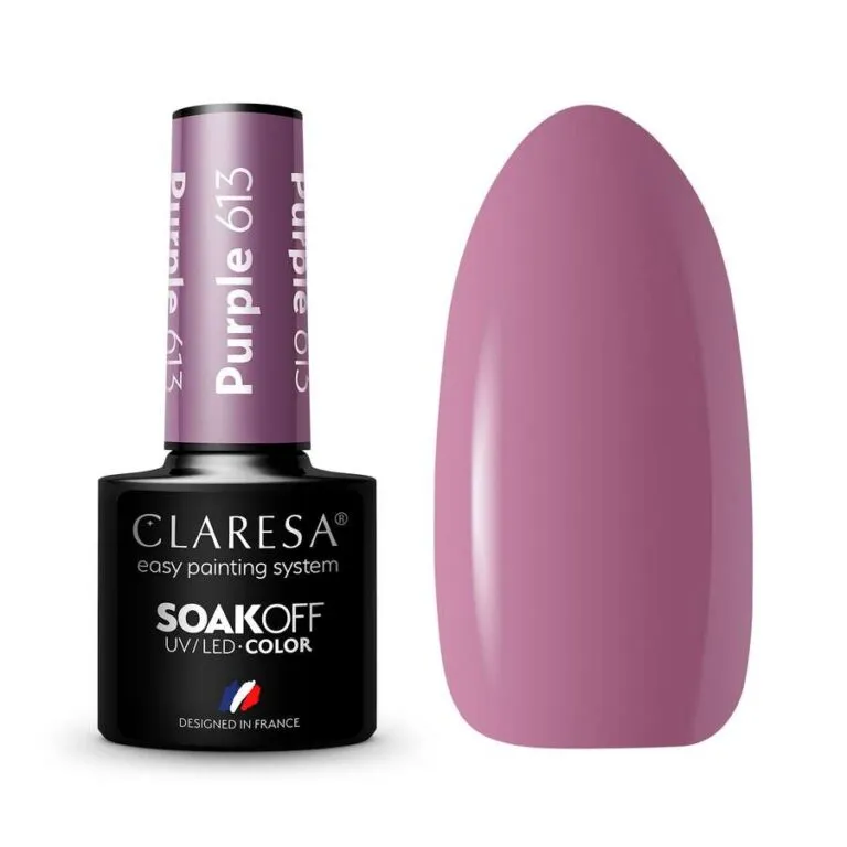 ESMALTE PURPLE 613 CLARESA 1 Leyli Corazón ESMALTE PURPLE 613 CLARESA