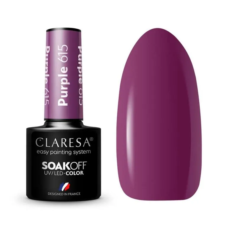 ESMALTE PURPLE 615 CLARESA 1 Leyli Corazón ESMALTE PURPLE 615 CLARESA