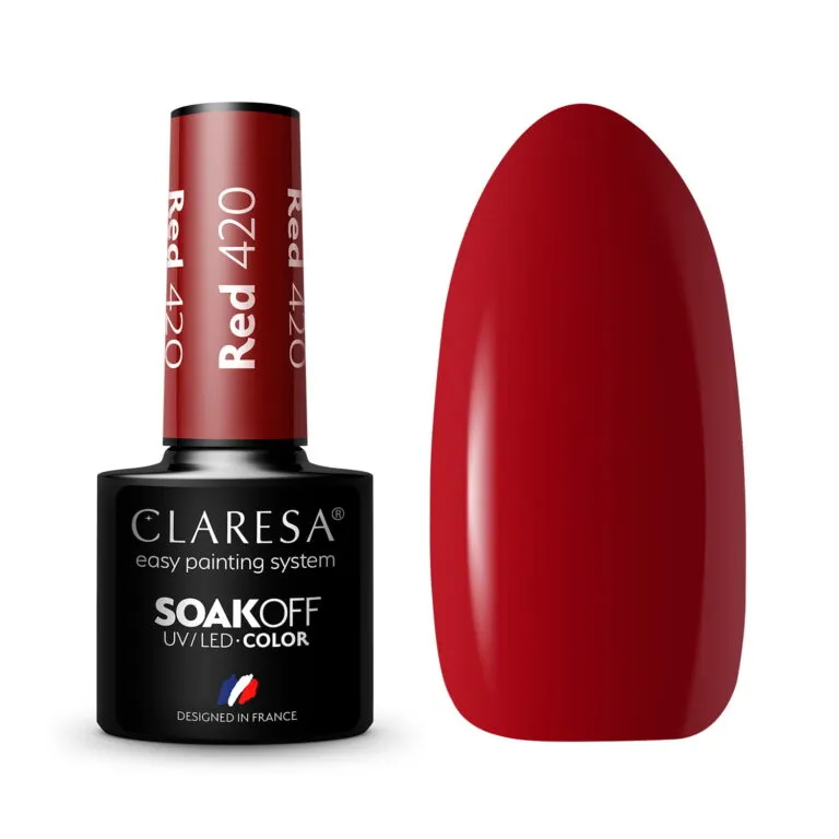 ESMALTE RED 420 CLARESA 1 Leyli Corazón ESMALTE RED 420 CLARESA