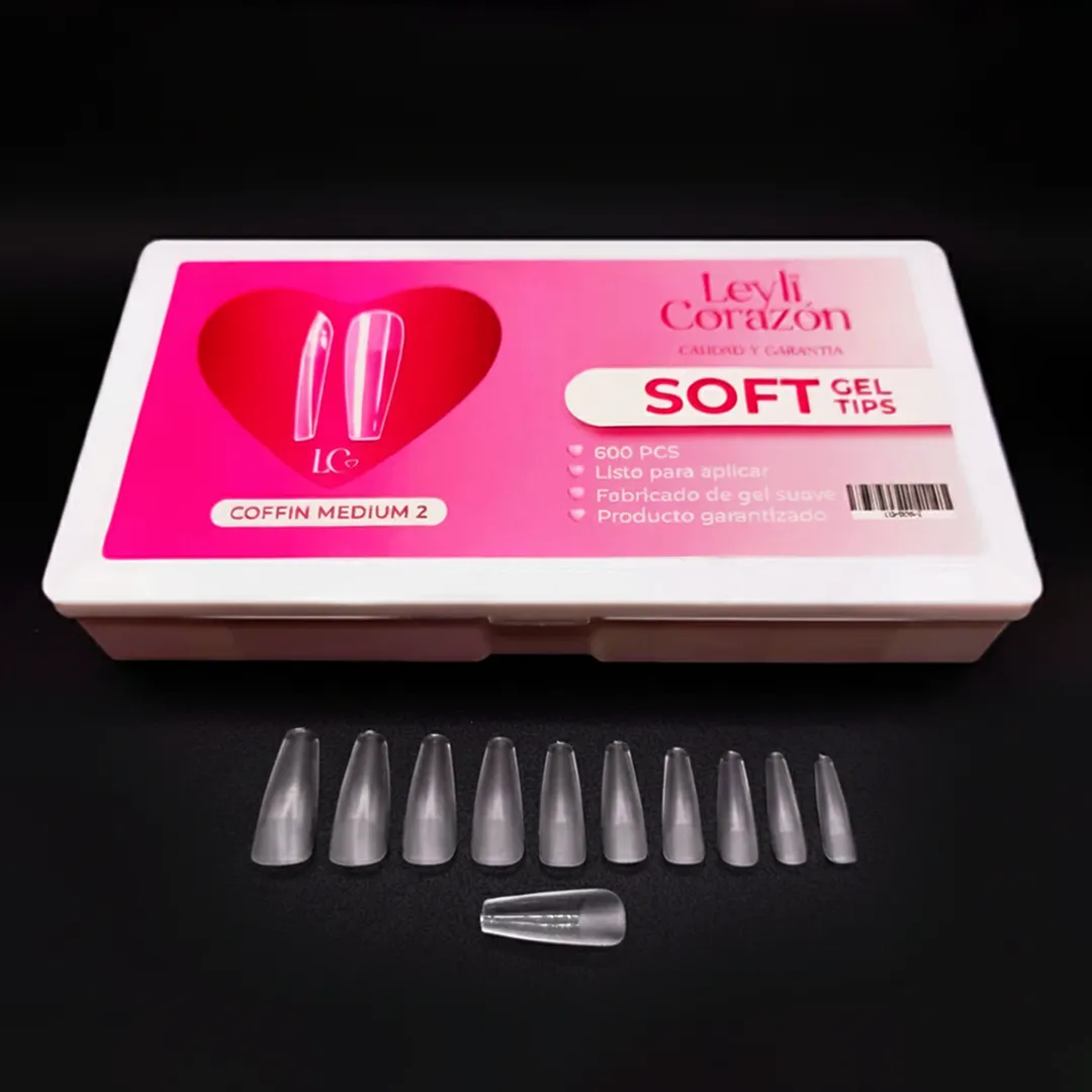 SOFT GEL COFFIN MEDIUM 2 X 600 LEYLI CORAZON 1 Leyli Corazón SOFT GEL COFFIN MEDIUM 2 X 600 LEYLI CORAZON