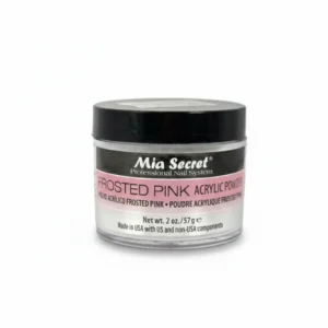FROSTED PINK  ACRYLIC POWDER 2 OZ MIA SECRET