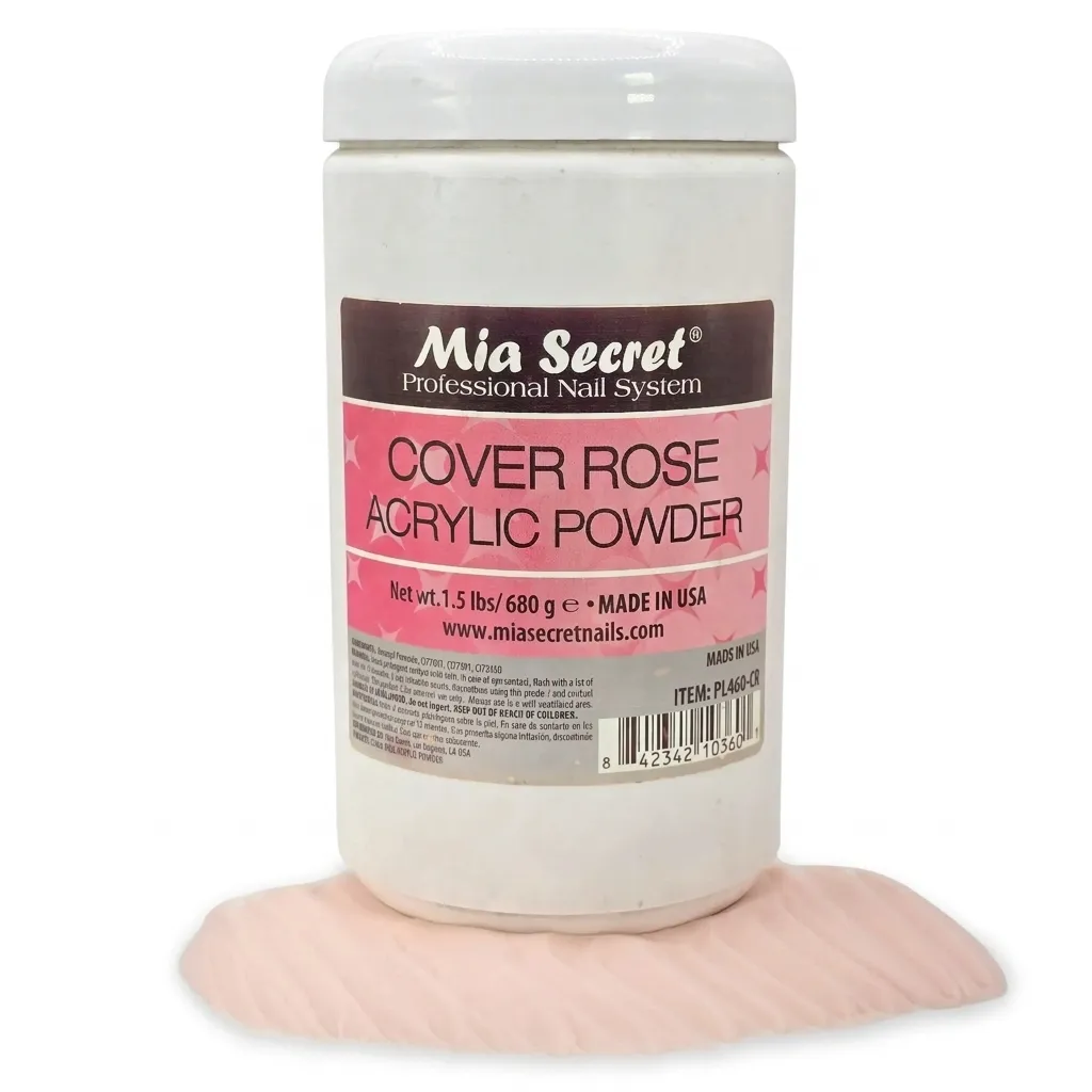 COVER ROSE ACRYLIC POWDER 1.5 LBS MIA SECRET 1 Leyli Corazón COVER ROSE ACRYLIC POWDER 1.5 LBS MIA SECRET
