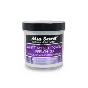 WHITE ACRYLIC POWDER 4 OZ MIA SECRET