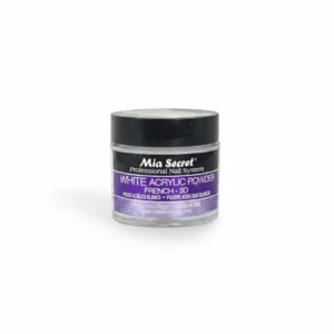 WHITE ACRYLIC POWDER 1 OZ MIA SECRET