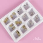 DIJES DE LETRAS DORADO Y PLATEADO