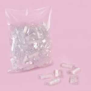 PAQUETE DE CEPILLOS X100UND TRANSPARENTE