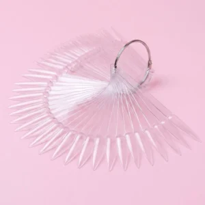 LLAVERO STILETO TRANSPARENTE