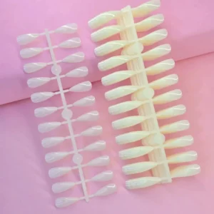 MOSTRARIO DE UÑAS ALMOND NATURAL X 10 TIRAS