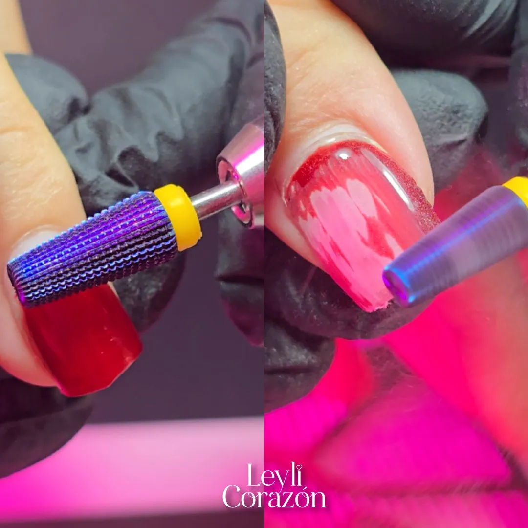 BROCA 5 EN 1 PURPURA AMARILLO 2 Leyli Corazón BROCA 5 EN 1 PURPURA AMARILLO - Imagen 2