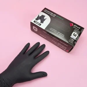 GUANTES  NITRILO NEGRO X100 UND TALLA  M