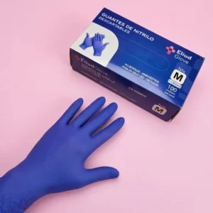 GUANTES NITRILO AZUL X100 UND TALLA M