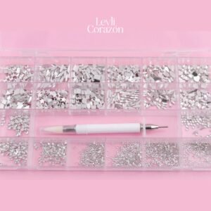 KIT DE PIEDRAS PLATEADAS 907