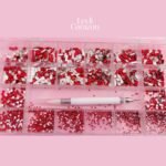 KIT DE PIEDRAS ROJAS 914