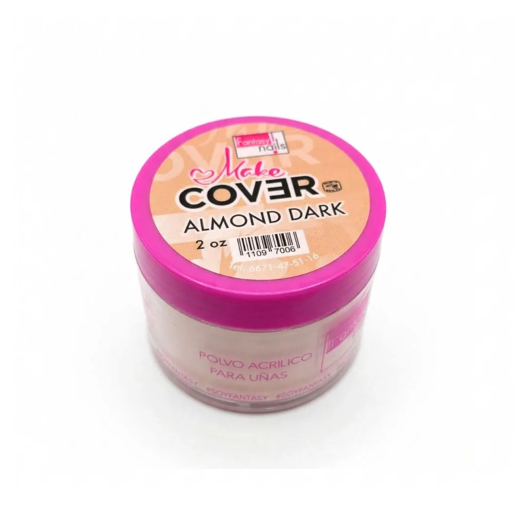 MAKE COVER ALMOND DARK 2 OZ FANTASY NAILS 2 Leyli Corazón MAKE COVER ALMOND DARK 2 OZ FANTASY NAILS - Imagen 2