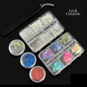 NACAR + PERLA Y GLITTER