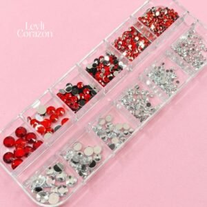 PEDRERIA TORNASOL Y ROJO TAMAÑO VARIADO