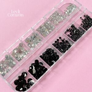 PEDRERIA TORNASOL Y NEGRO  TAMAÑO VARIADO