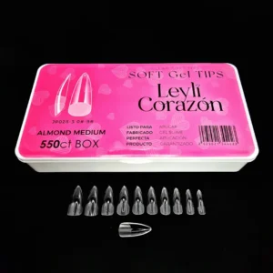 SOFT GEL MEDIUM ALMOND X550 LEYLI CORAZON