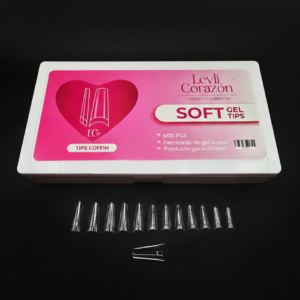 TIPS SOFT GEL COFFIN X 600 LEYLI CORAZON