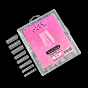 MOLDE DUAL CUADRADA UÑA COMPLETA CON RELIEVE LEYLI CORAZON