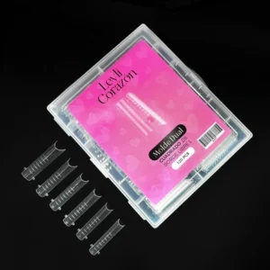 MOLDE DUAL COFFIN UÑA COMPLETA L RECTA LEYLI CORAZON