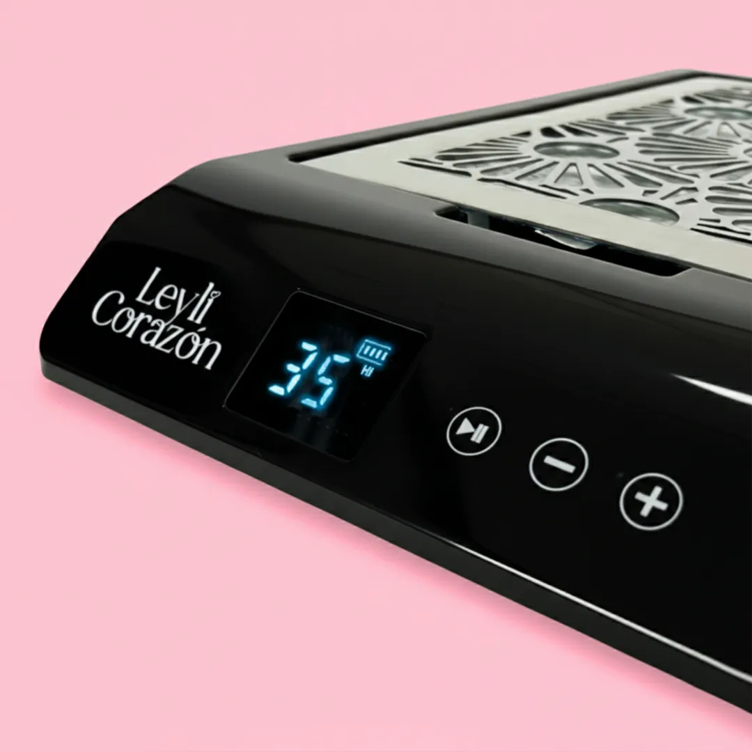 EXTRACTOR DE POLVO 85W NEGRO LEYLI CORAZON 2 Leyli Corazón EXTRACTOR DE POLVO 85W NEGRO LEYLI CORAZON - Imagen 2