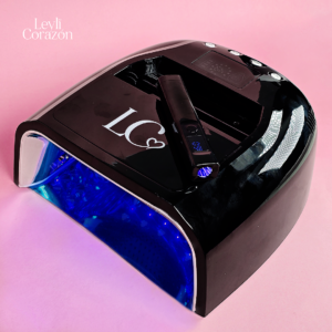 LAMPARA DUO NEGRO 128W LEYLI CORAZON